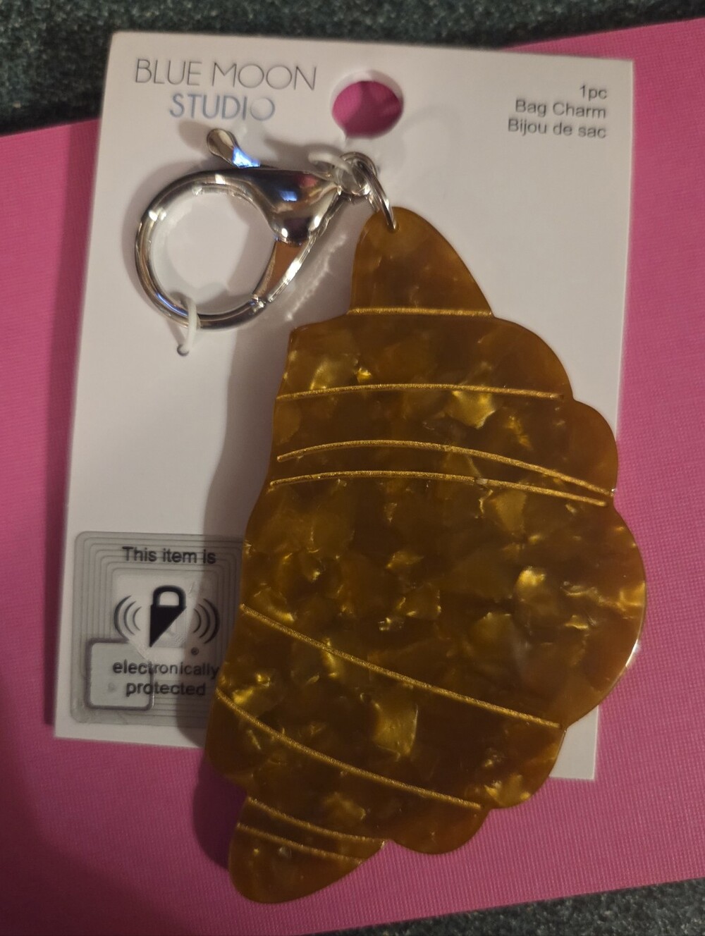 NWT Croissant Bag Charm (Still In Pack'g)